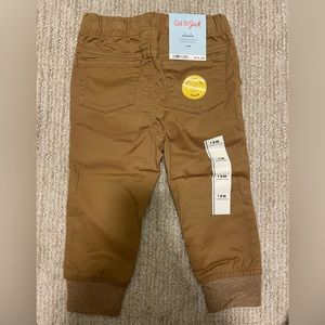 NWT Cat & Jack Khaki Jogger - 18 mths